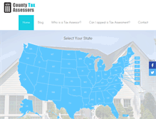 Tablet Screenshot of countytaxassessors.com